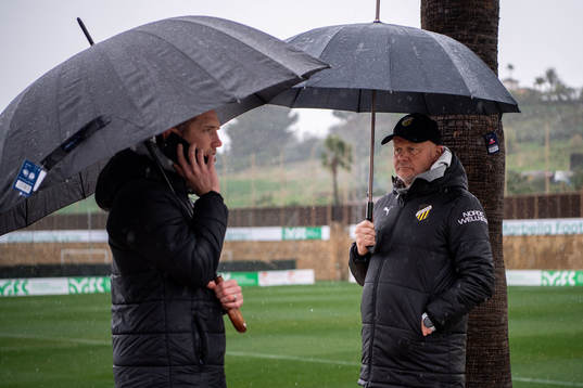 Sports director Martin Eriksson and head coach Per-Mathias