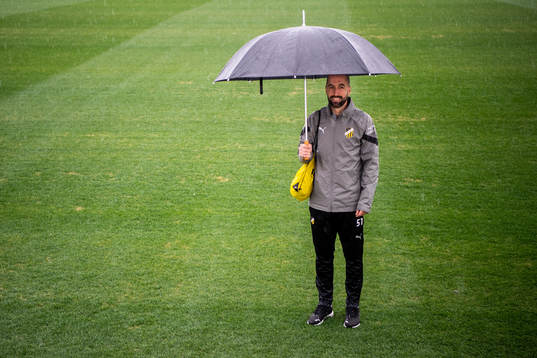 Assistant coach Martin Foyston of Häcken at Marbella