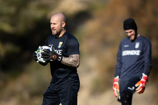 IFK Göteborgs målvaktstränare Lee Baxter och målvakt