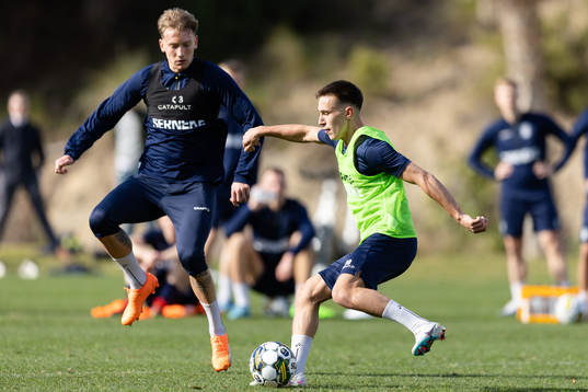 IFK Göteborgs Sebastian Hausner  och Anton Kurochkin