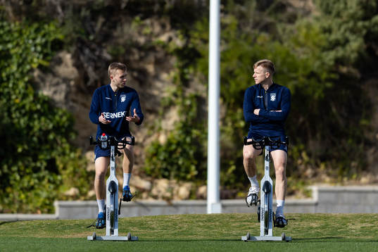 IFK Göteborgs Elias Hagen och Oscar Wendt
