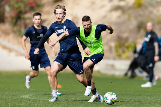 IFK Göteborgs Johan Bångsbo och Marcus Berg