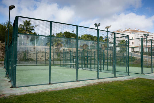 Padelplaner på Campoamor Golf Resort som IFK Göteborg är