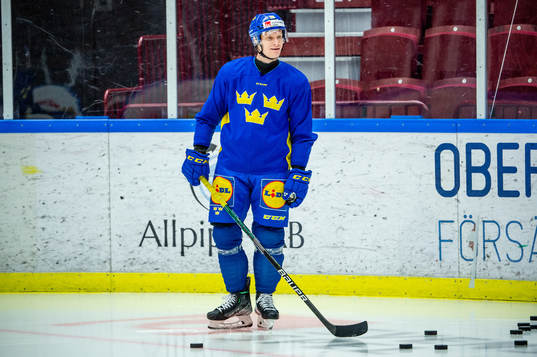 Anton Bengtsson of Sweden at a practice session