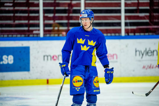 Dennis Rasmussen of Sweden at a practice session