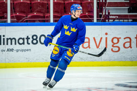 Anton Bengtsson of Sweden at a practice session