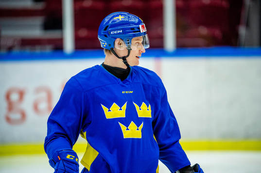 Anton Bengtsson of Sweden at a practice session