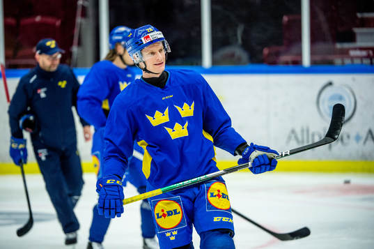 Anton Bengtsson of Sweden at a practice session
