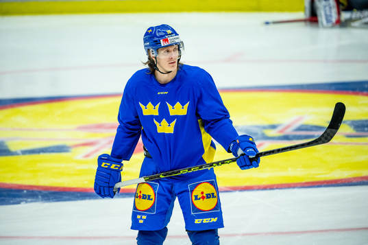 Marcus Sörensen of Sweden at a practice session