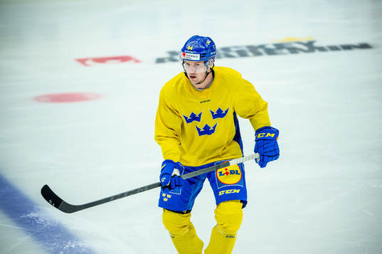 Joel Persson of Sweden at a practice session