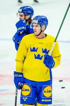 Joel Persson of Sweden at a practice session