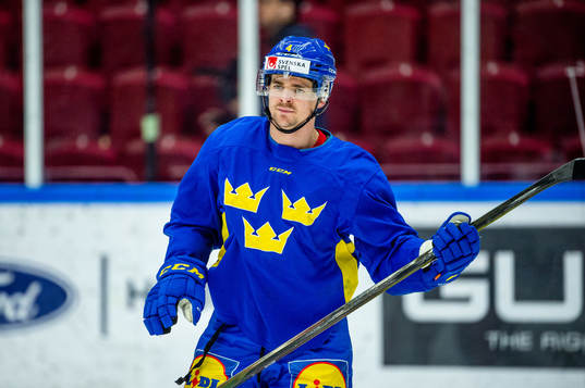Emil Djuse of Sweden at a practice session