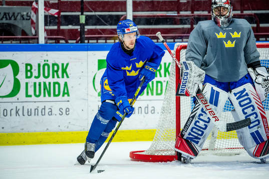Jonathan Pudas of Sweden at a practice session
