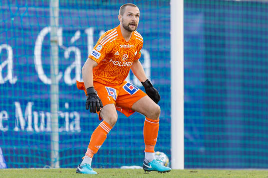 Norrköpings målvakt Oscar Jansson