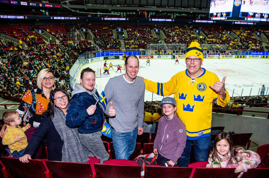 Swedish supporters