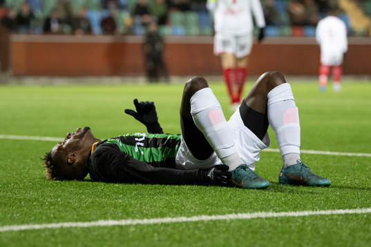 GAIS Rickard Emeka Friday har ont