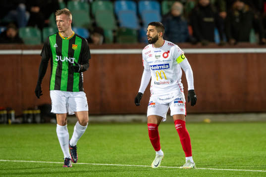 GAIS Alexander Ahl Holmström och Degerfors Sean Sabetkar