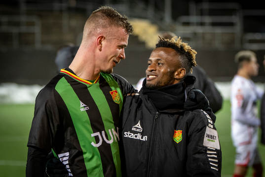 GAIS Alexander Ahl Holmström och Rickard Emeka Friday