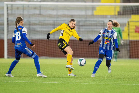 under en träningsmatch i fotboll mellan Elfsborg och IFK