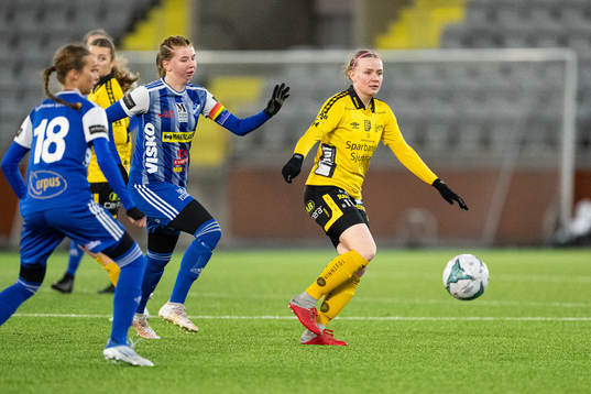 under en träningsmatch i fotboll mellan Elfsborg och IFK
