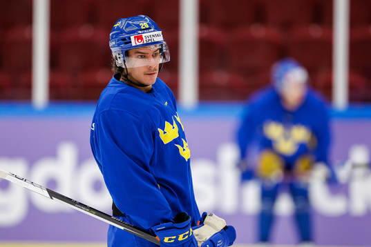 André Petersson of Sweden at a practice session ahed of