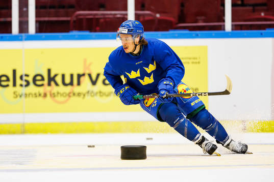 Joakim Nygård of Sweden at a practice session ahed of the