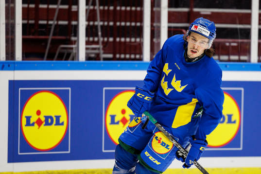 Joakim Nygård of Sweden at a practice session ahed of the