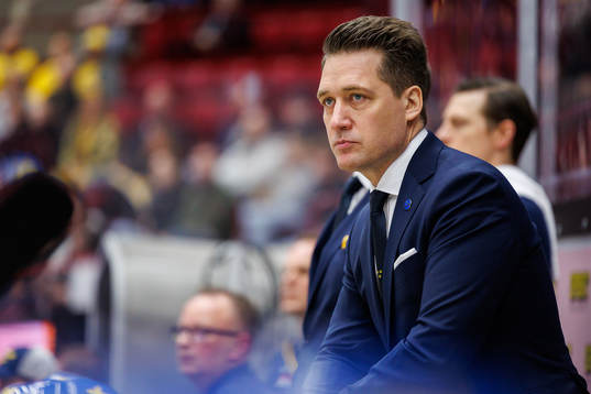 Head coach Sam Hallam of Sweden