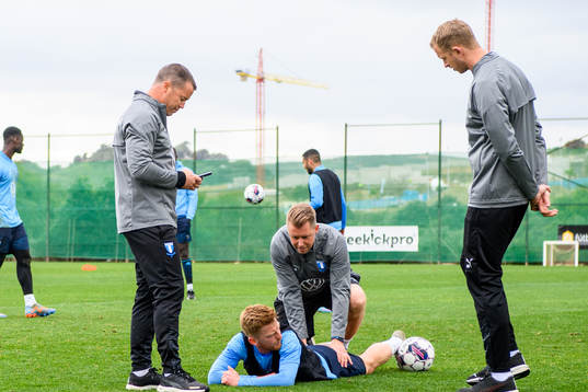 Sportchef Daniel Andersson, fysioterapeut Jesper