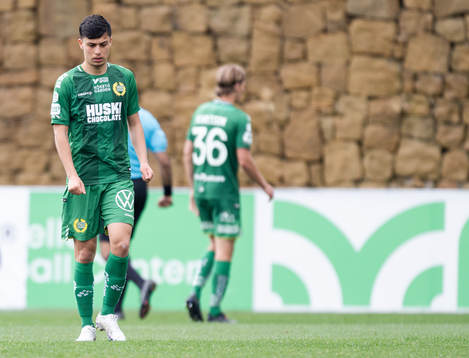 Alper Demirol of Hammarby looks dejected