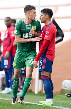 Noah John Åstrand of Hammarby and Cerrillo Edwin of Dallas