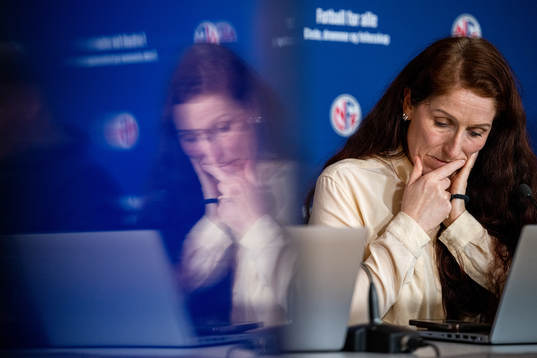 Lise Klaveness, president of the Norwegian Football