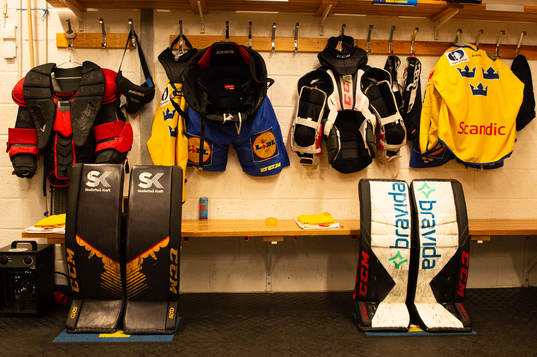 Dressing room of Sweden