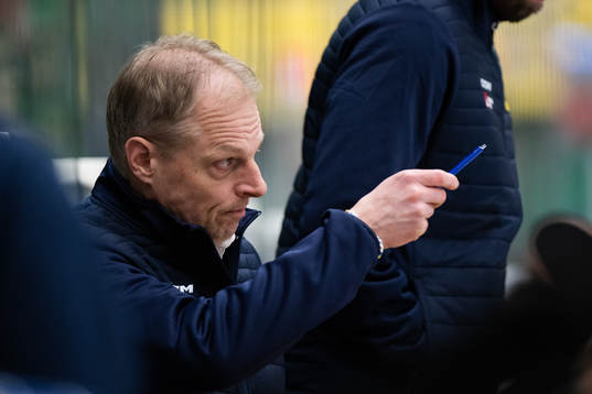 Head coach Magnus Hävelid of Sweden
