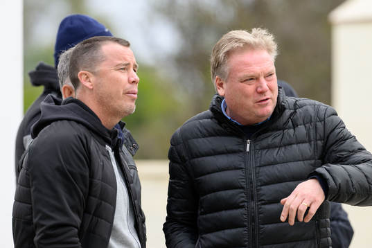 Sports director Daniel Andersson of Malmö FF and Jörgen