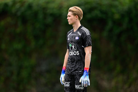 goalkeeper Magnus Sjoeng of Vålerenga