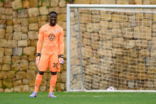 goalkeeper Ismael Diawara of Malmö FF
