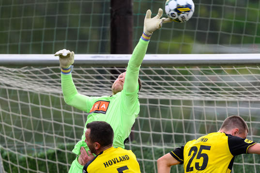 Goalkeeper Peter Abrahamsson of Häcken