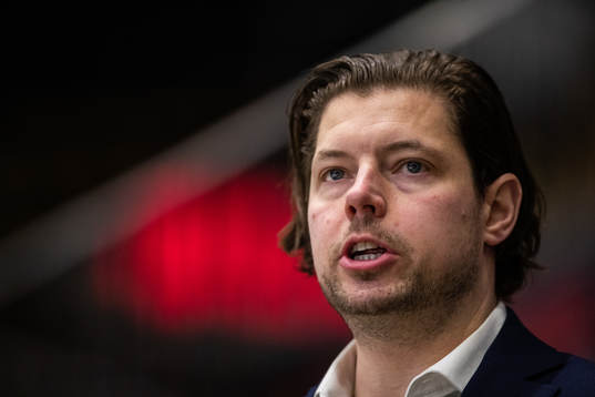 Södertäljes assisterande tränare Mattias Zackrisson
