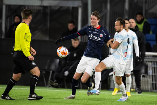 Helsingborgs Rasmus Jönsson och Helsingörs Jacob Schoop