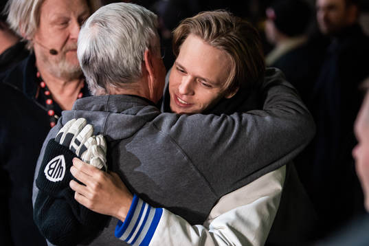 Stig Salming och Valter Skarsgård