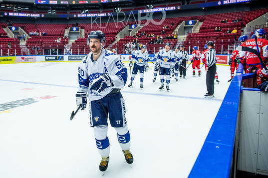 Juhamatti Aaltonen of Finland celebrates