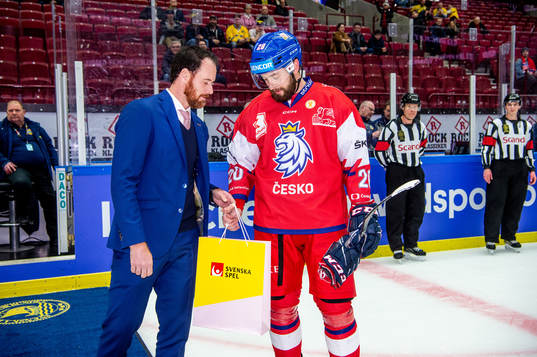 Hynek Zohorna of Czechia awarded player of the game