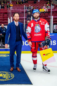 Hynek Zohorna of Czechia awarded player of the game