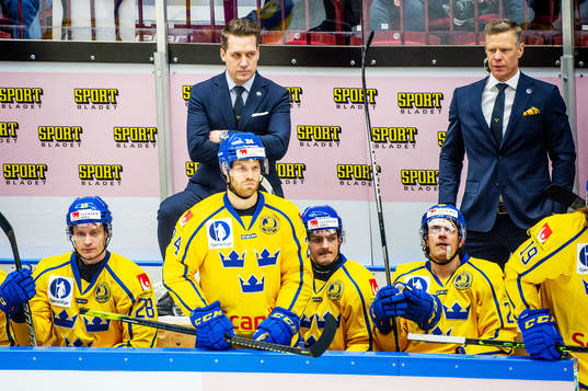 Head coach Sam Hallam and assistant coach Nicklas Rahm