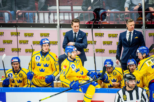 Head coach Sam Hallam and assistant coach Nicklas Rahm