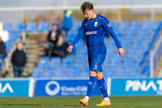 IFK Göteborgs Sebastian Hausner deppar i halvtid av