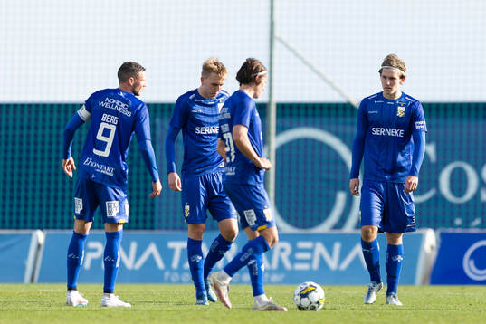 IFK Göteborgs Marcus Berg, Elias Hagen, Simon Thern och