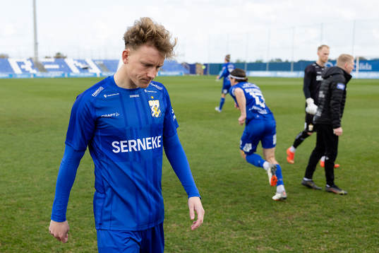 IFK Göteborgs Sebastian Hausner innan  träningsmatchen i