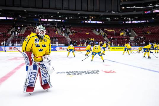 Goalkeeper Lars Johansson of Sweden